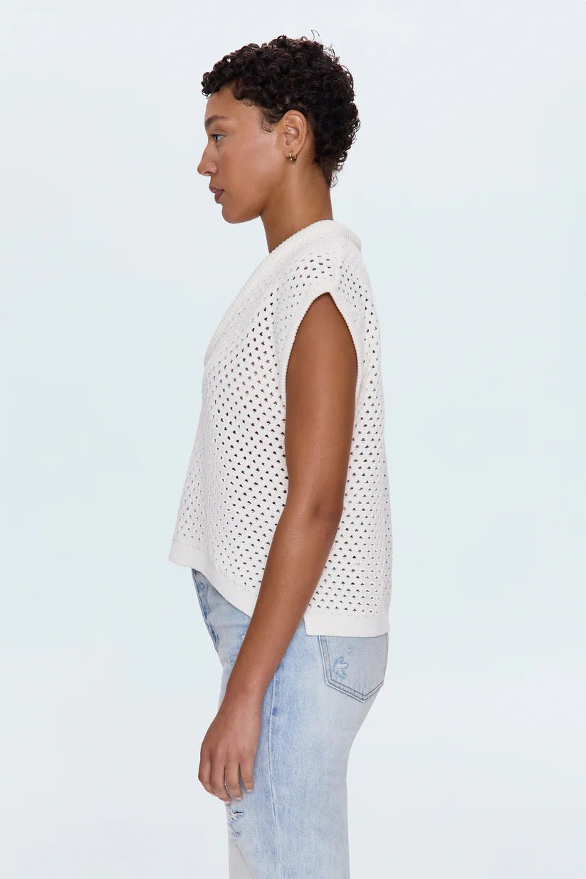 Beck Open Knit Cropped Sweater - Styled With Claire Pistola