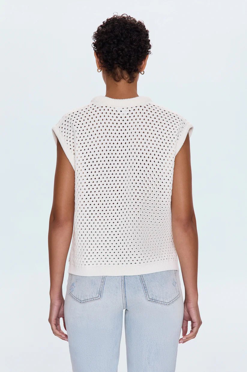 Beck Open Knit Cropped Sweater - Styled With Claire Pistola