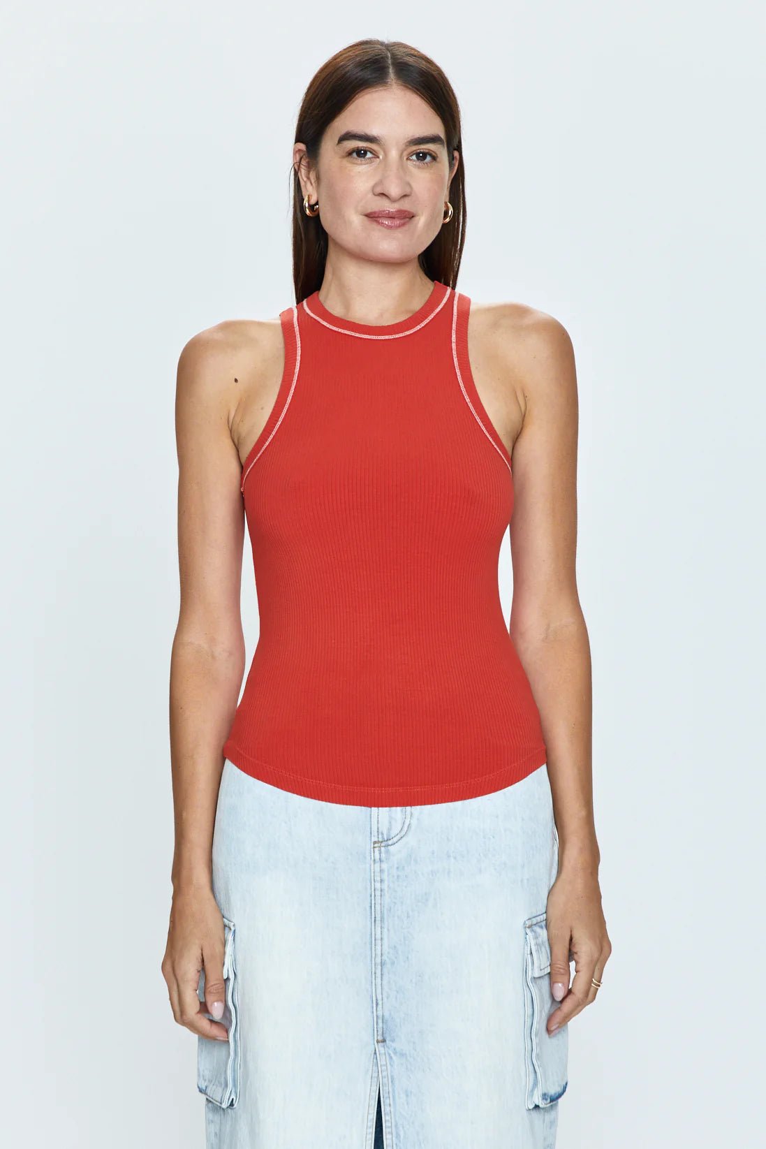 Blake Tank | Cherry - Styled With Claire Pistola