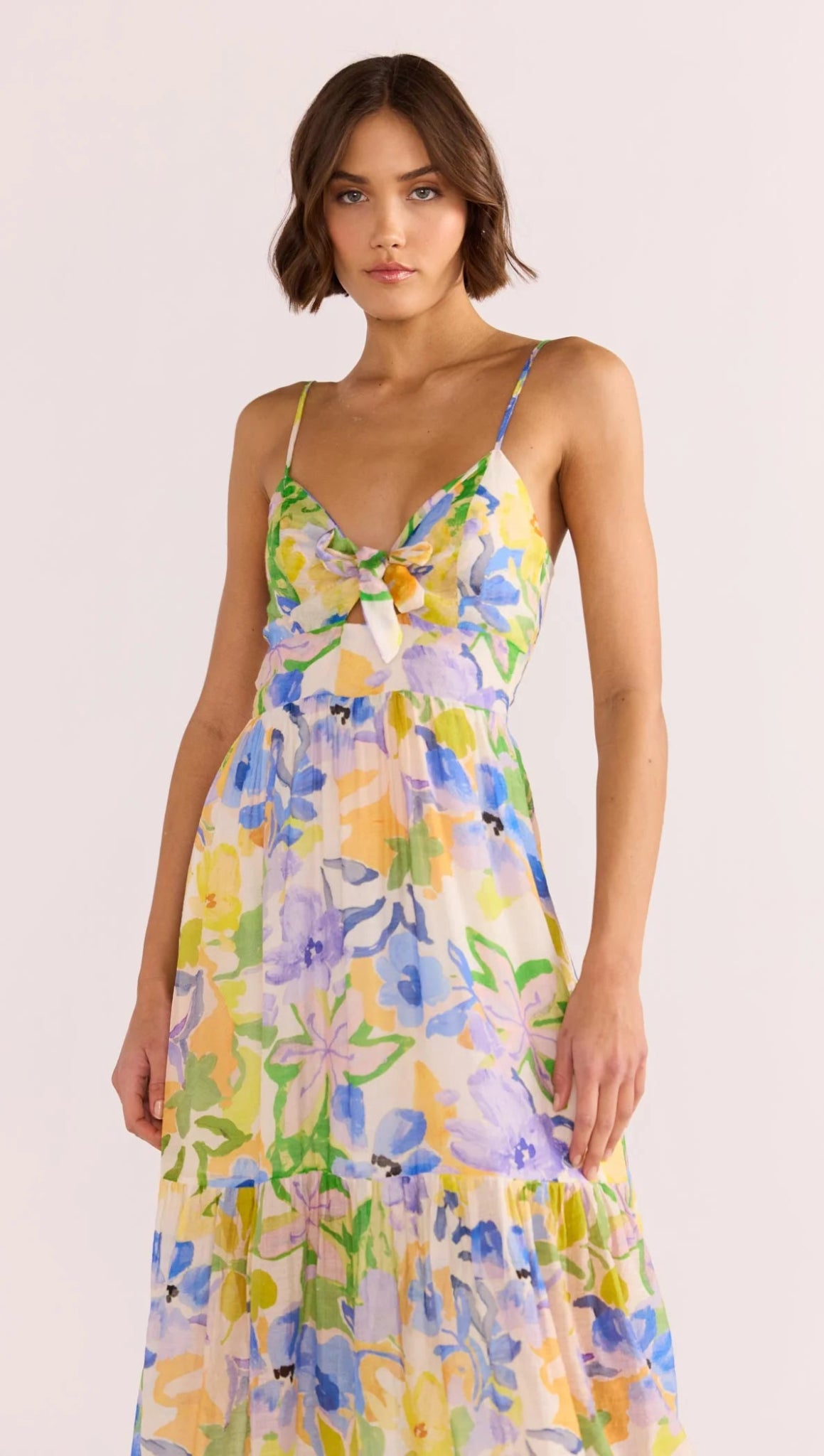 Fable Tie Midi Dress - Styled With Claire MINKPINK
