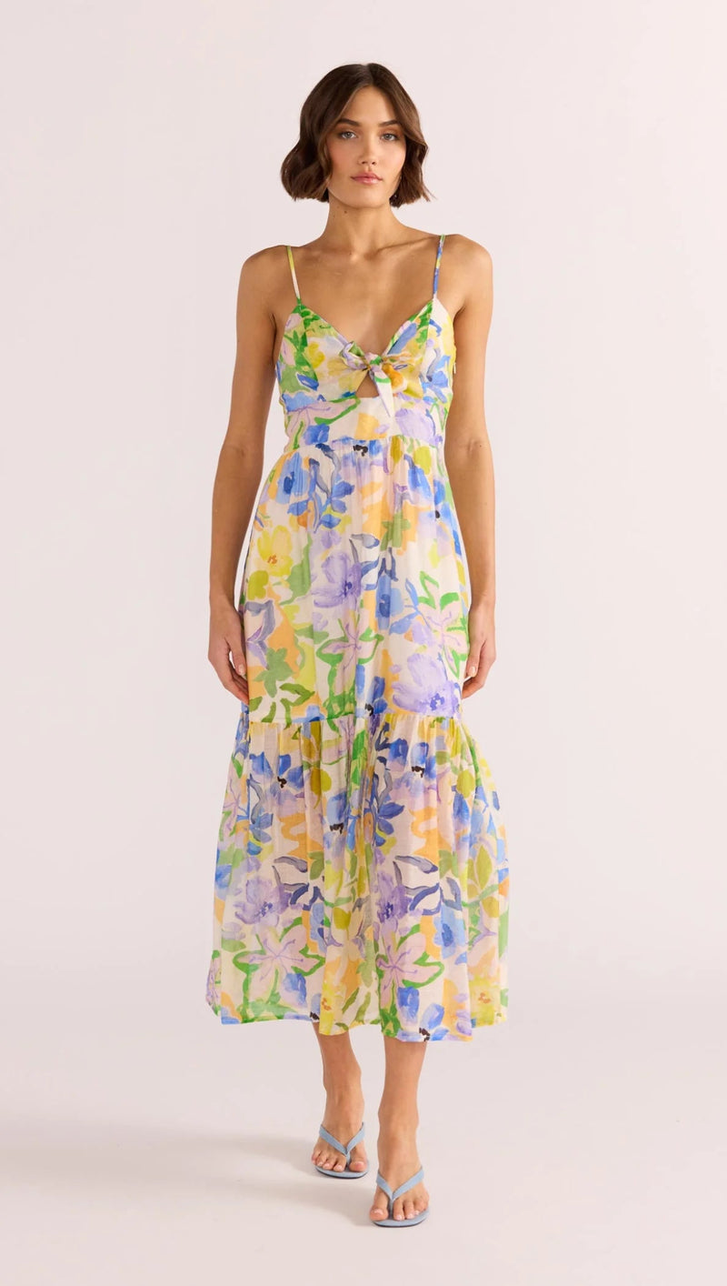 Fable Tie Midi Dress - Styled With Claire MINKPINK