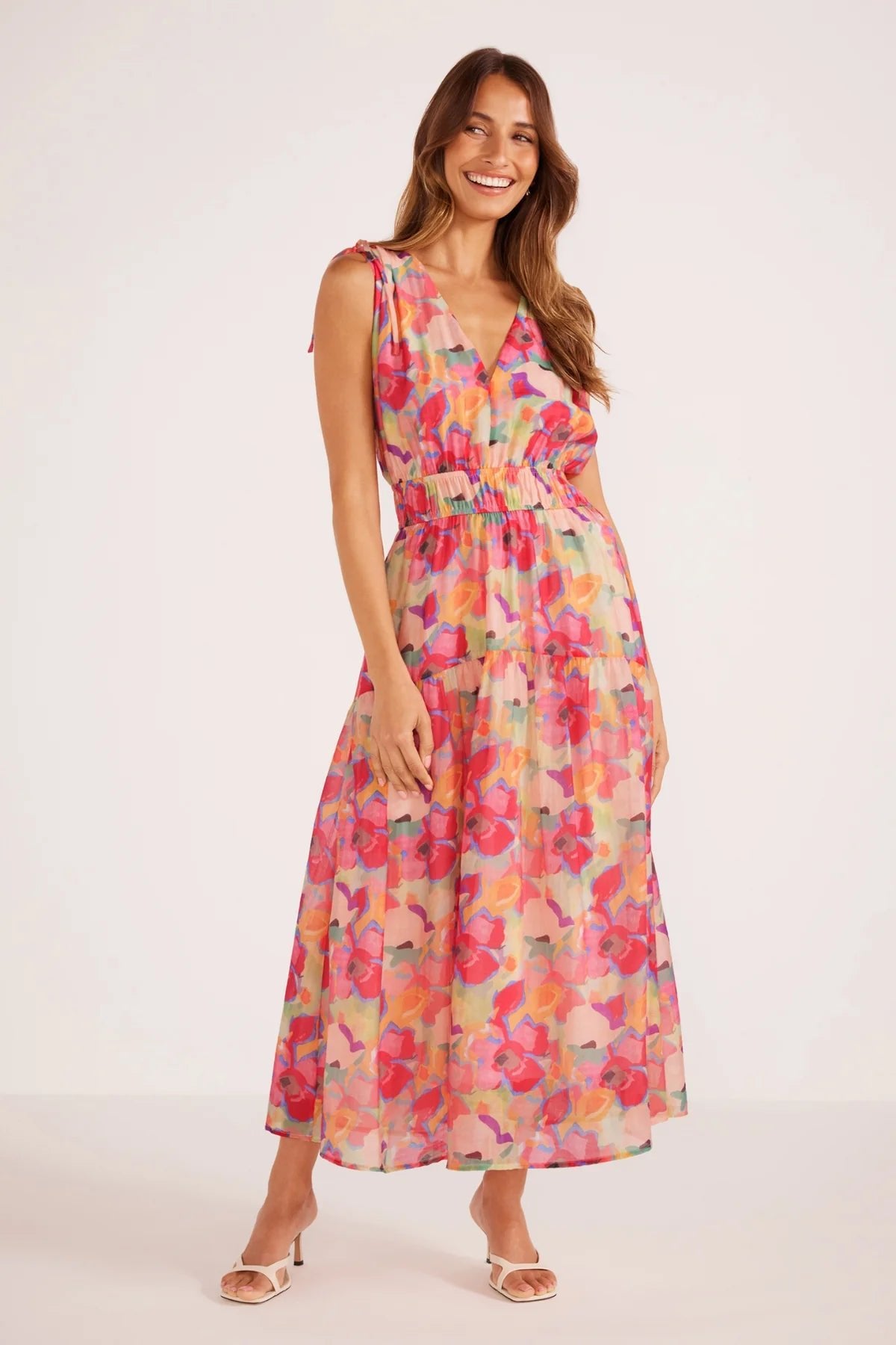 Feyano Tiered Midi Dress - Styled With Claire MINKPINK