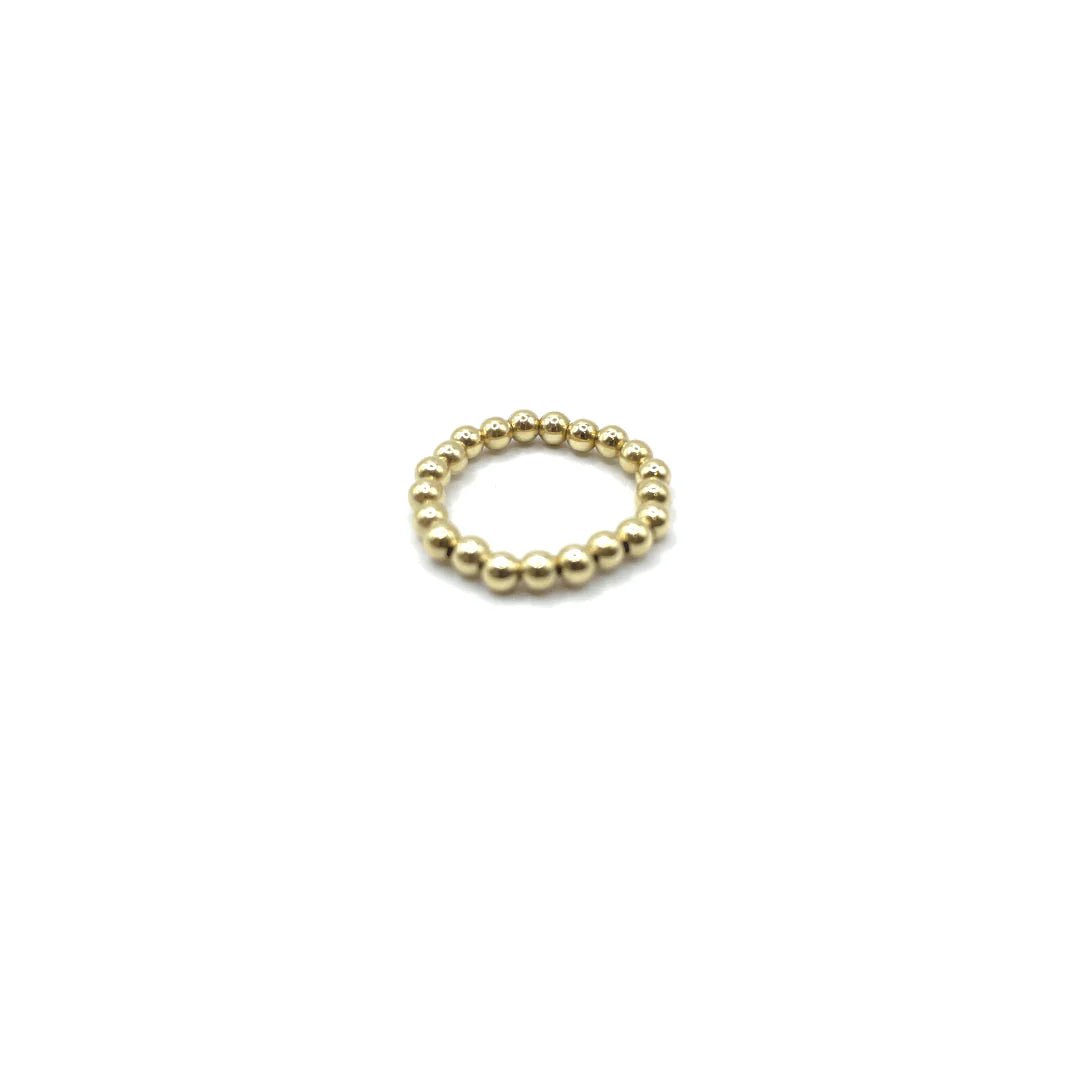 Gold Filled 3mm Waterproof Stretch Ring - Styled With Claire Erin Gray