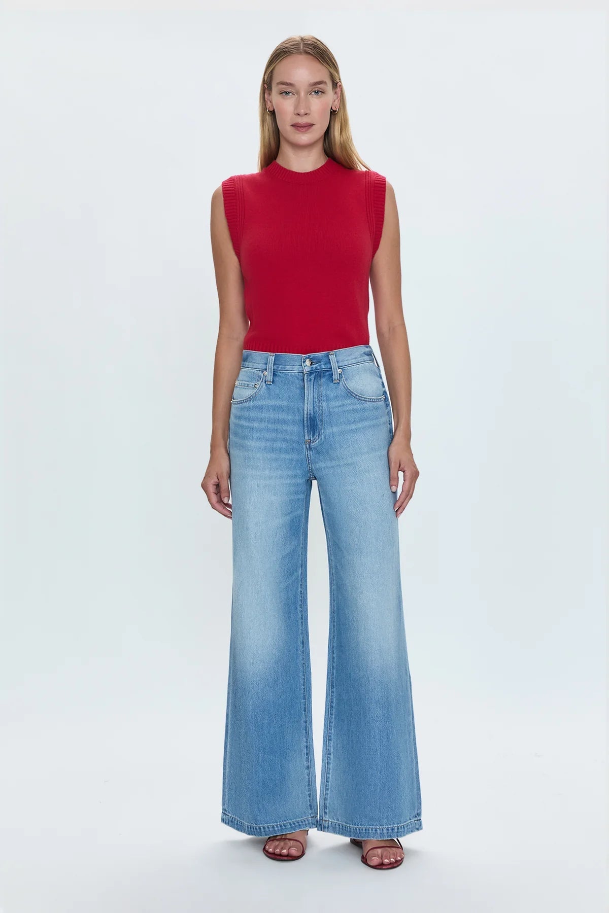 Jadyn Low Slung Palazzo - Major - Styled With Claire Pistola