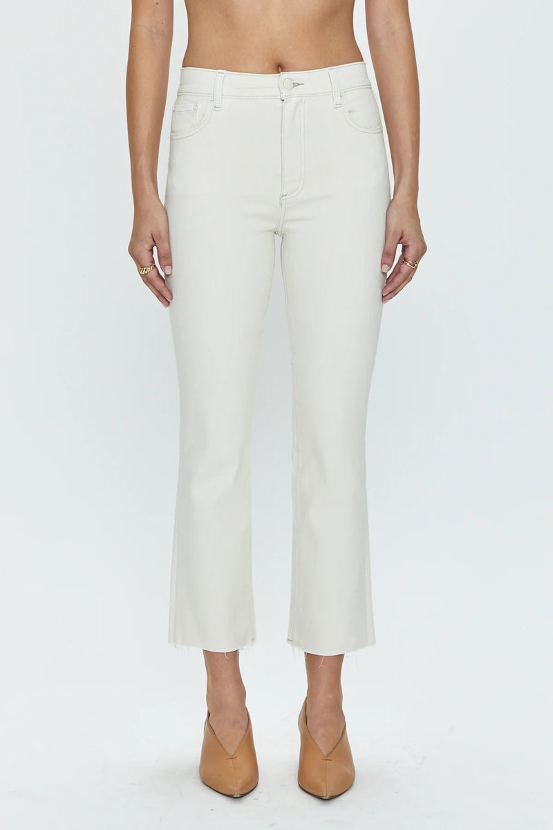 Lennon High Rise Crop Boot - Sand Stone - Styled With Claire Pistola