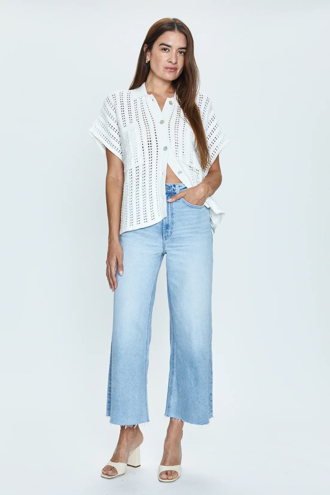 Lola Crochet Shirt - Styled With Claire Pistola