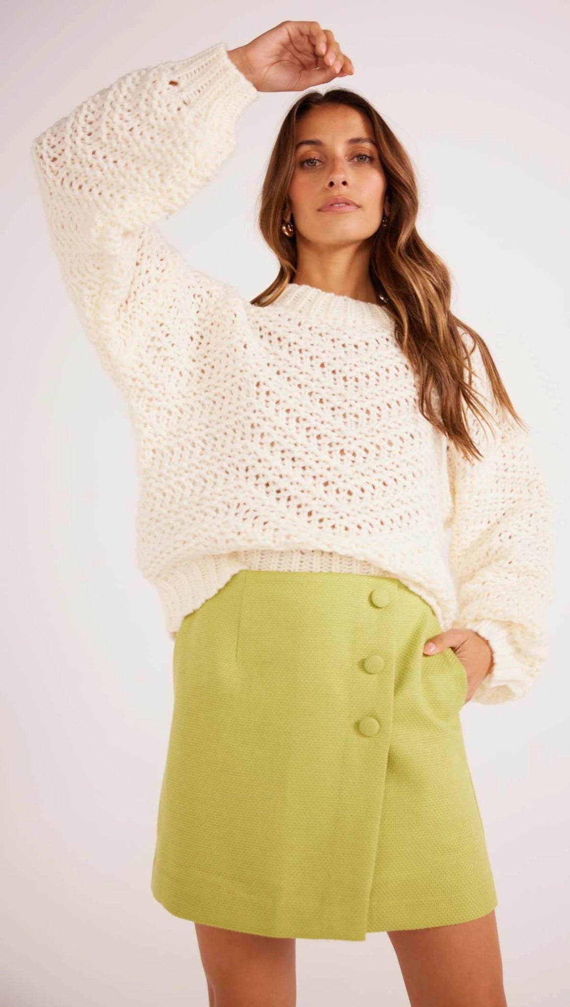 Luna Zig - Zag Knit Jumper - Styled With Claire MINKPINK
