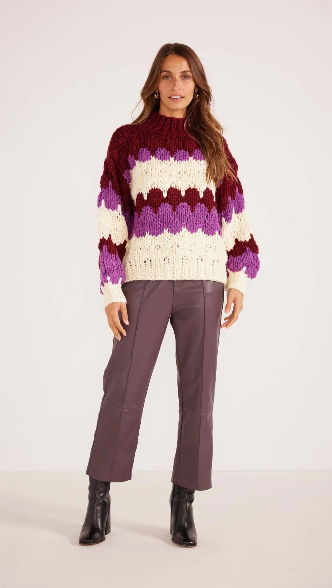 Margot Bobble Knit Sweater - Styled With Claire MINKPINK