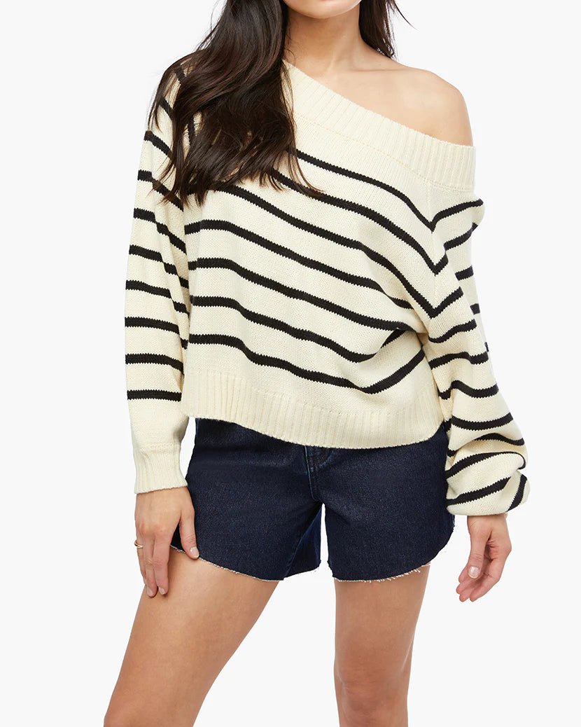 Off Shoulder Sweater - Styled With Claire WEWOREWHAT
