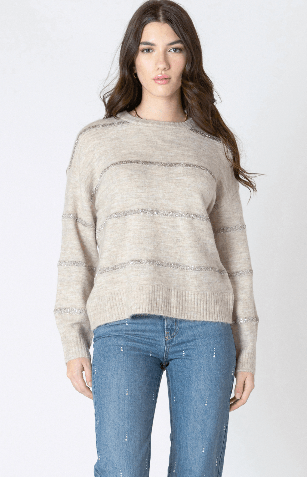 Sequin Stripe Sweater - Styled With Claire Dex