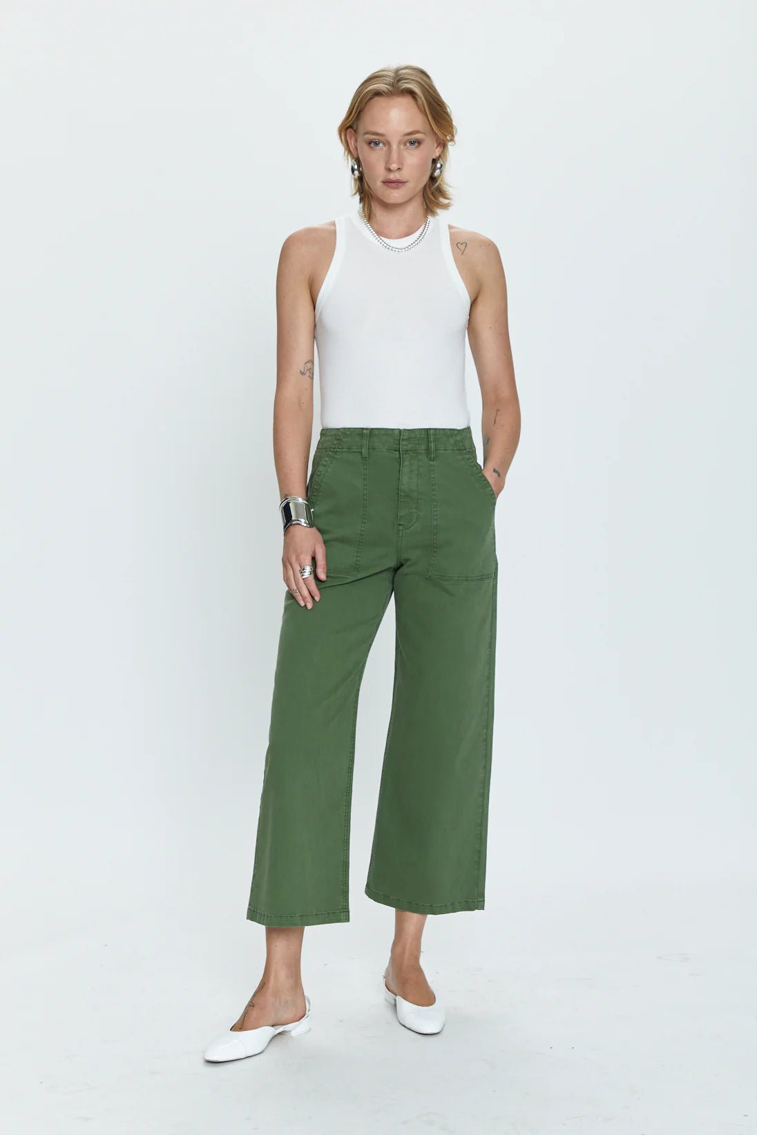 Sophia Wide Leg Utility Ankle - Styled With Claire Pistola