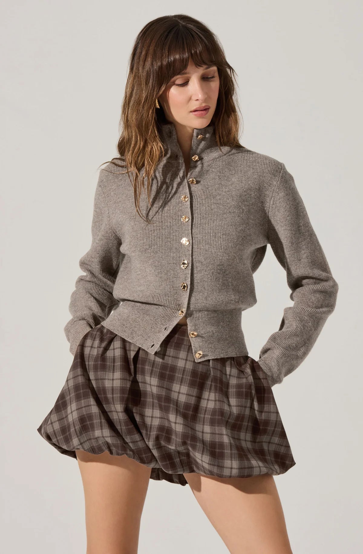 Tawni Mock Turtleneck Cardigan - Styled With Claire ASTR THE LABEL