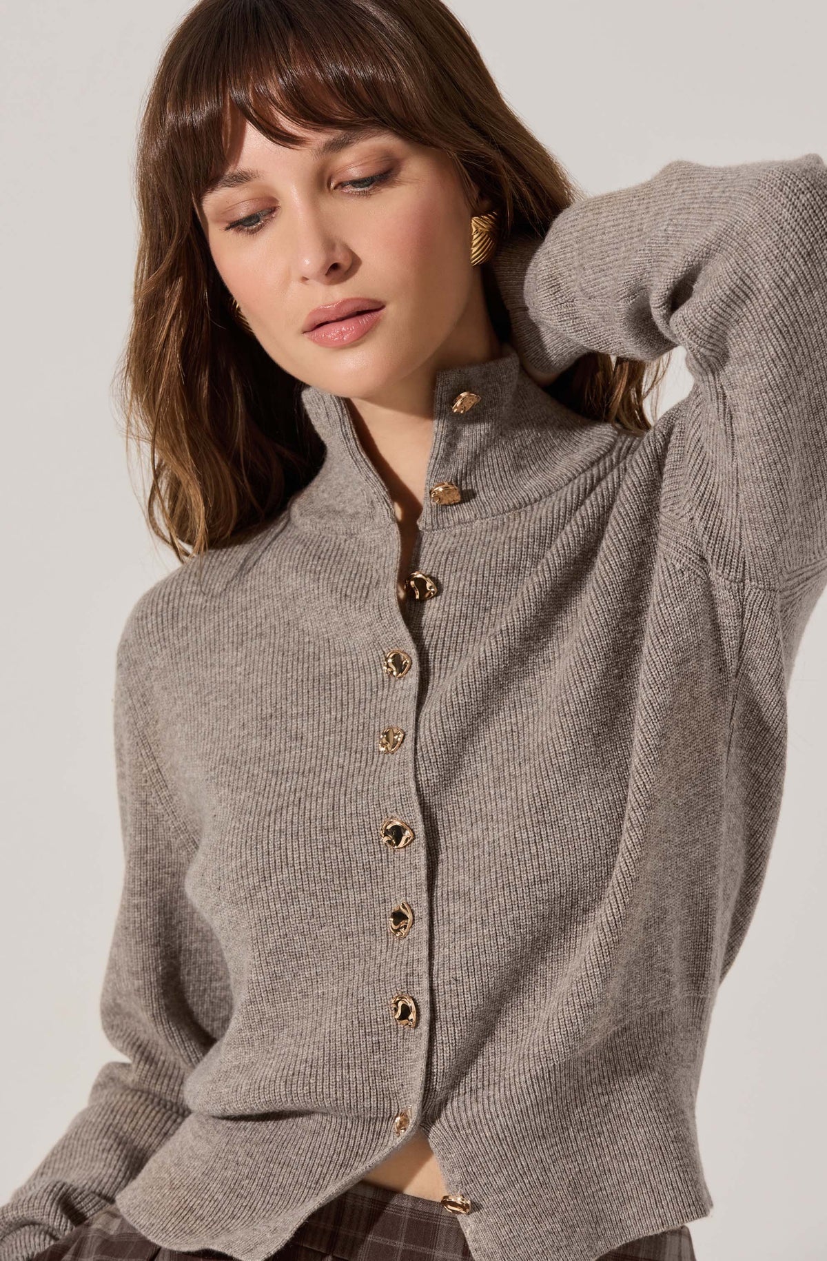 Tawni Mock Turtleneck Cardigan - Styled With Claire ASTR THE LABEL