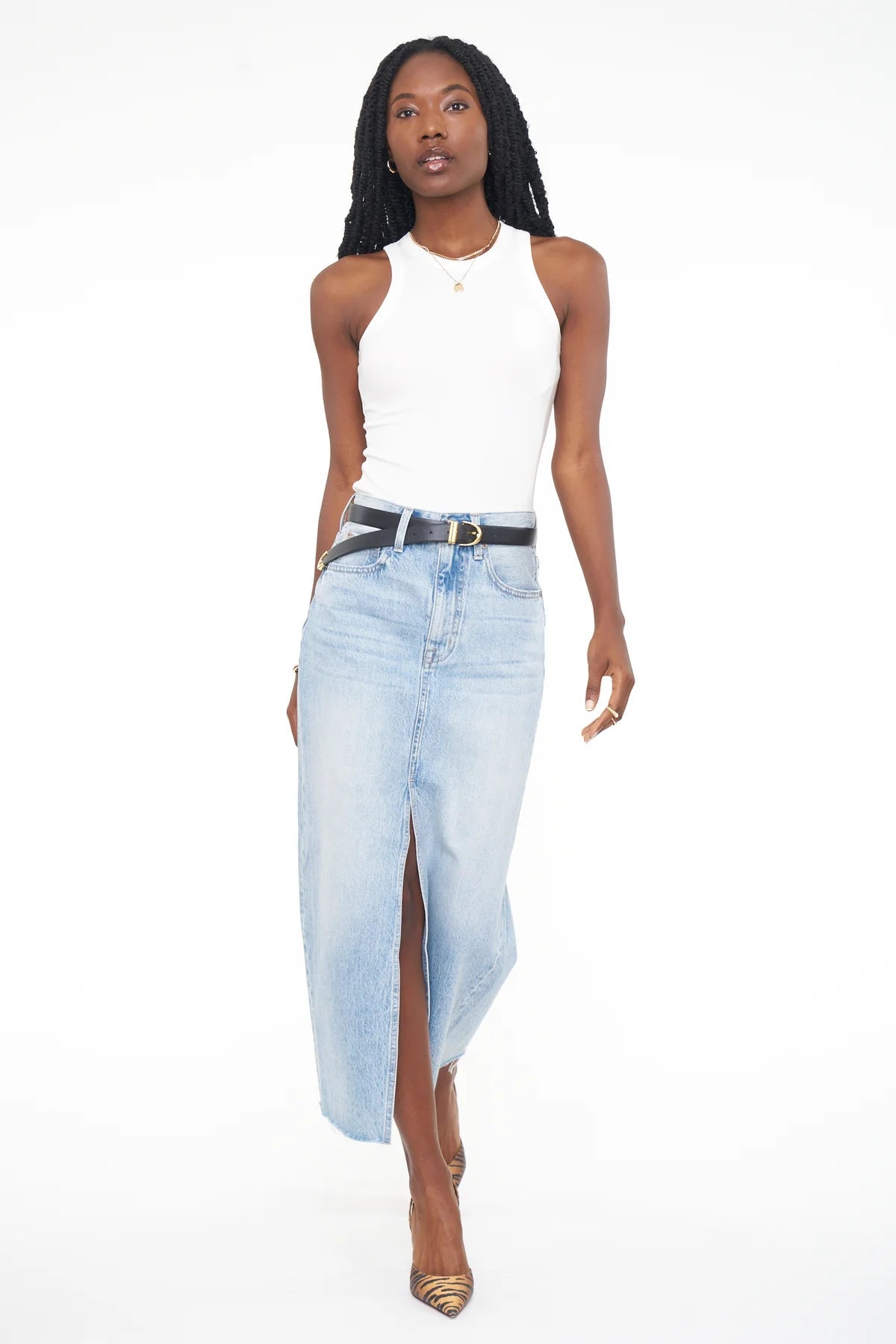 Alice Midi Skirt - Brooklyn - Styled With Claire Pistola