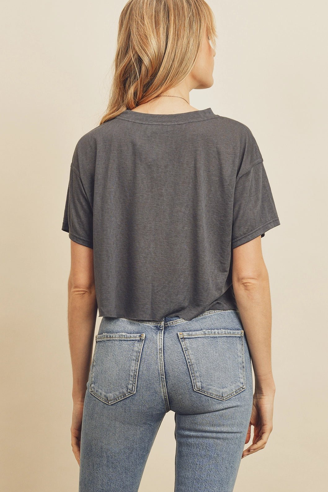 Cropped Raw Hem Tee - Styled With Claire Dress Forum