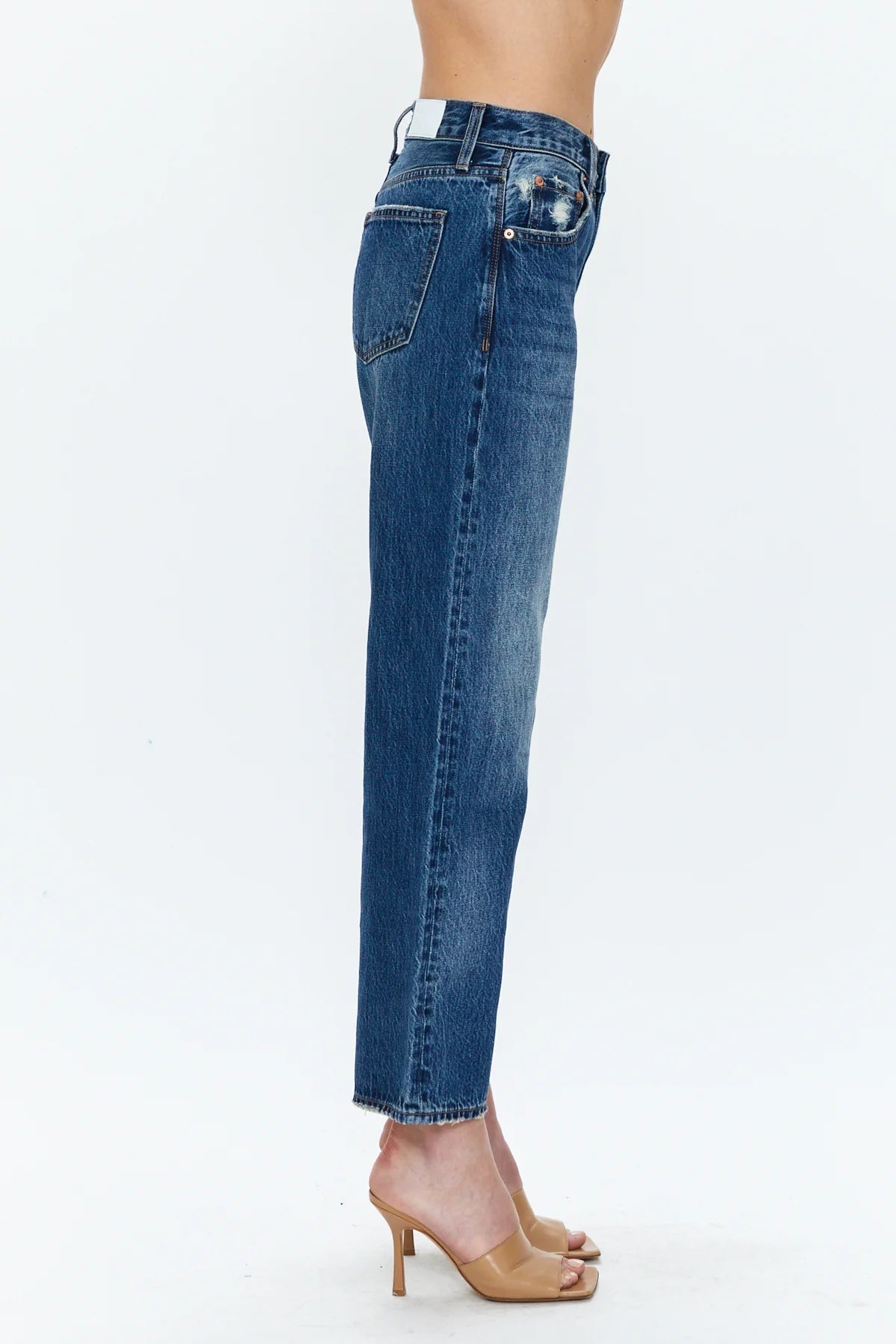 Lexi Mid Rise Bowed Straight - Styled With Claire Pistola