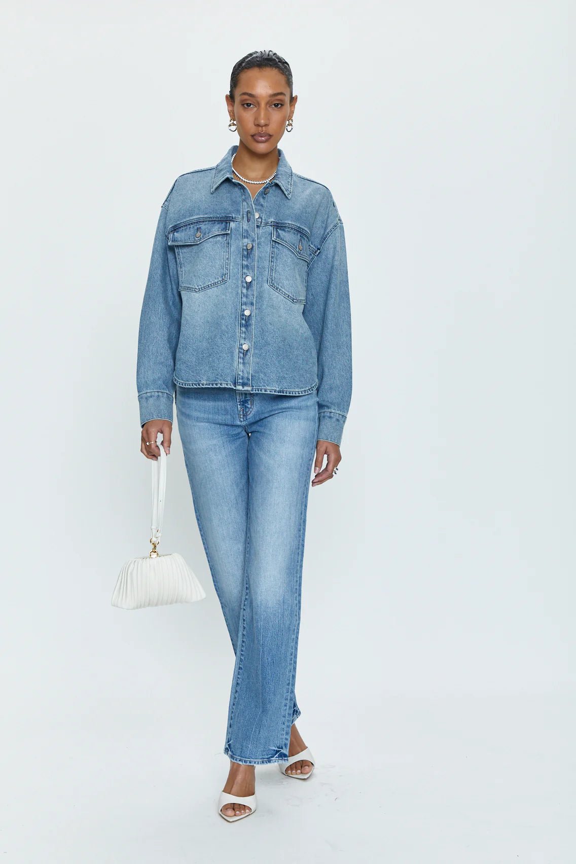 Mandy Crop Shacket - Styled With Claire Pistola