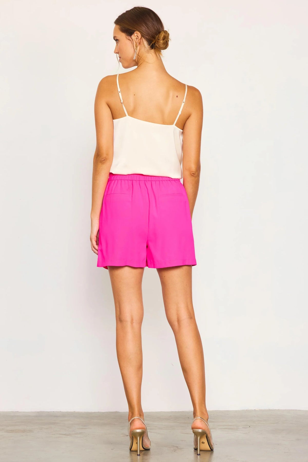 Neon Structured Shorts - Styled With Claire SKIES ARE BLUE