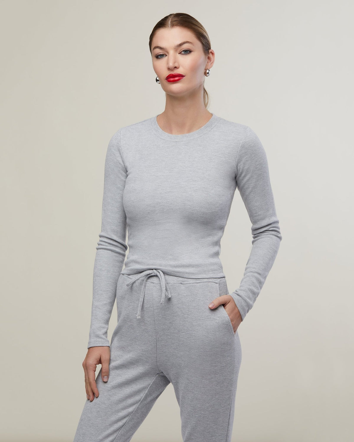 Waffle Crewneck - Styled With Claire Rachel Parcell