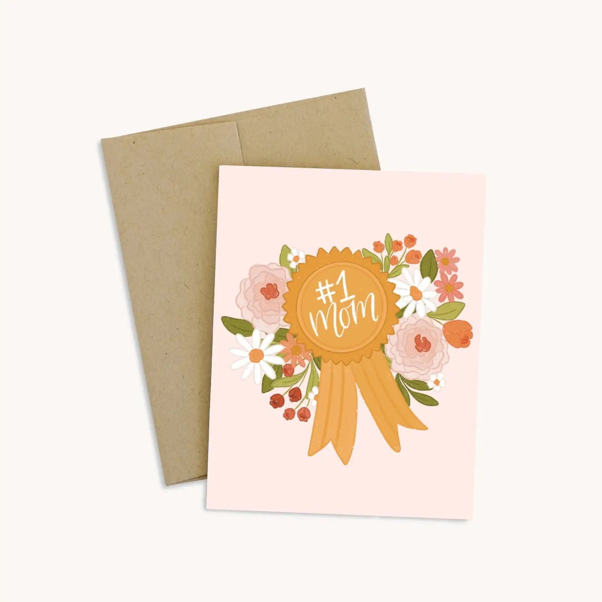 # 1 Mom Greeting Card - Styled With Claire Elyse Breanne Design