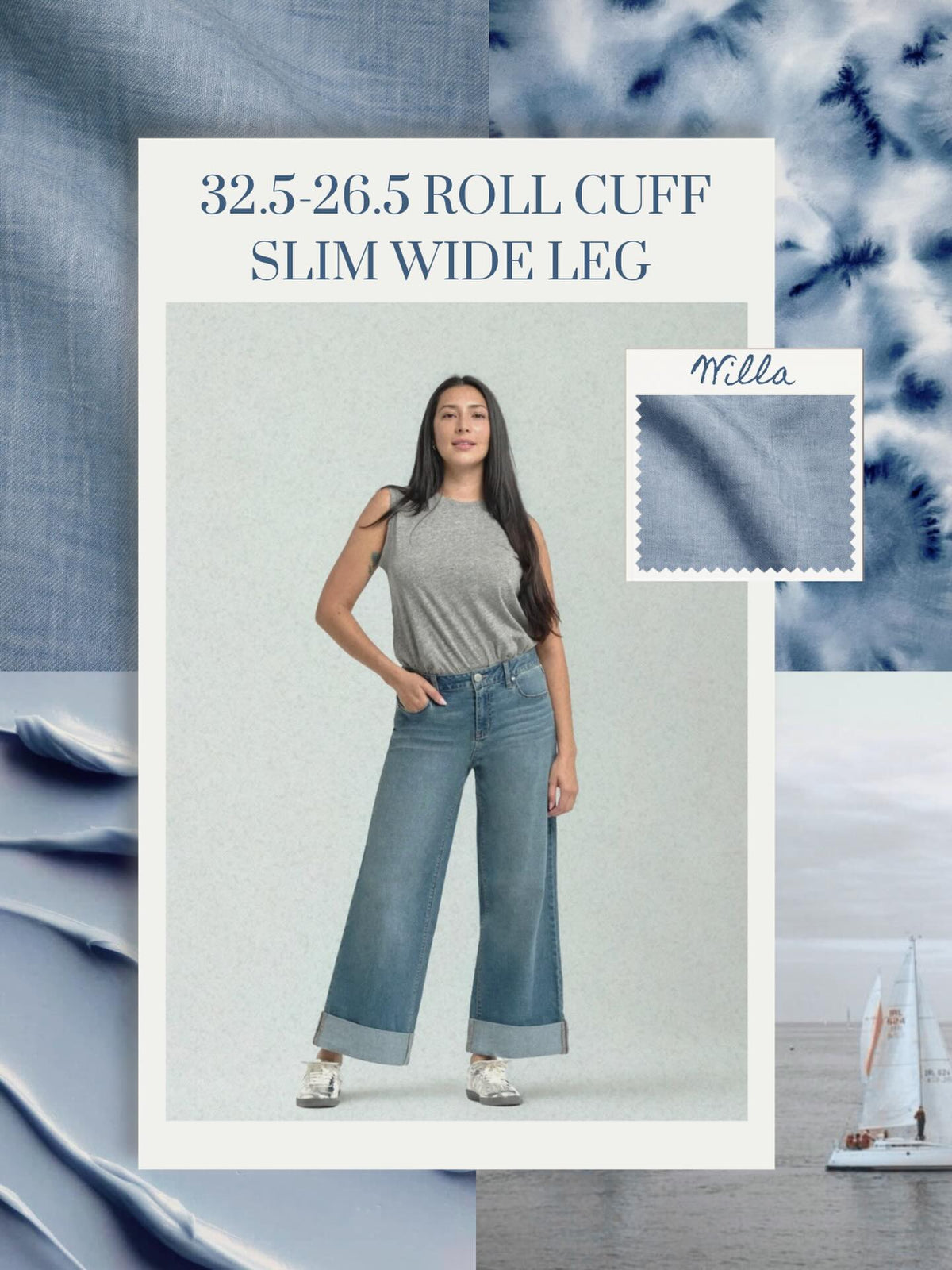 1822 Denim | Willa Slim Wide Leg - Styled With Claire 1822 Denim