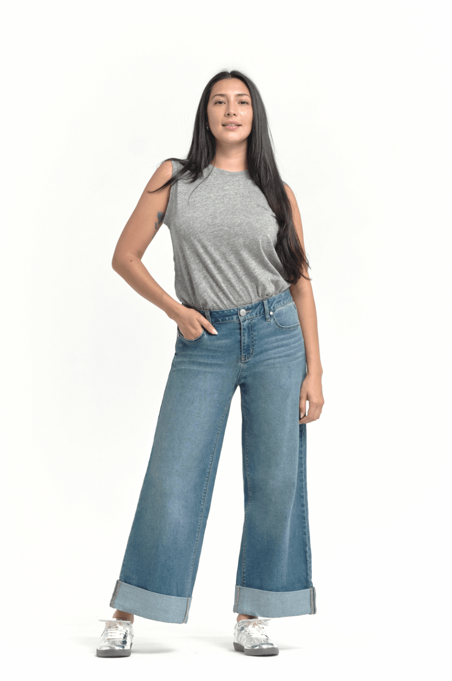 1822 Denim | Willa Slim Wide Leg - Styled With Claire 1822 Denim