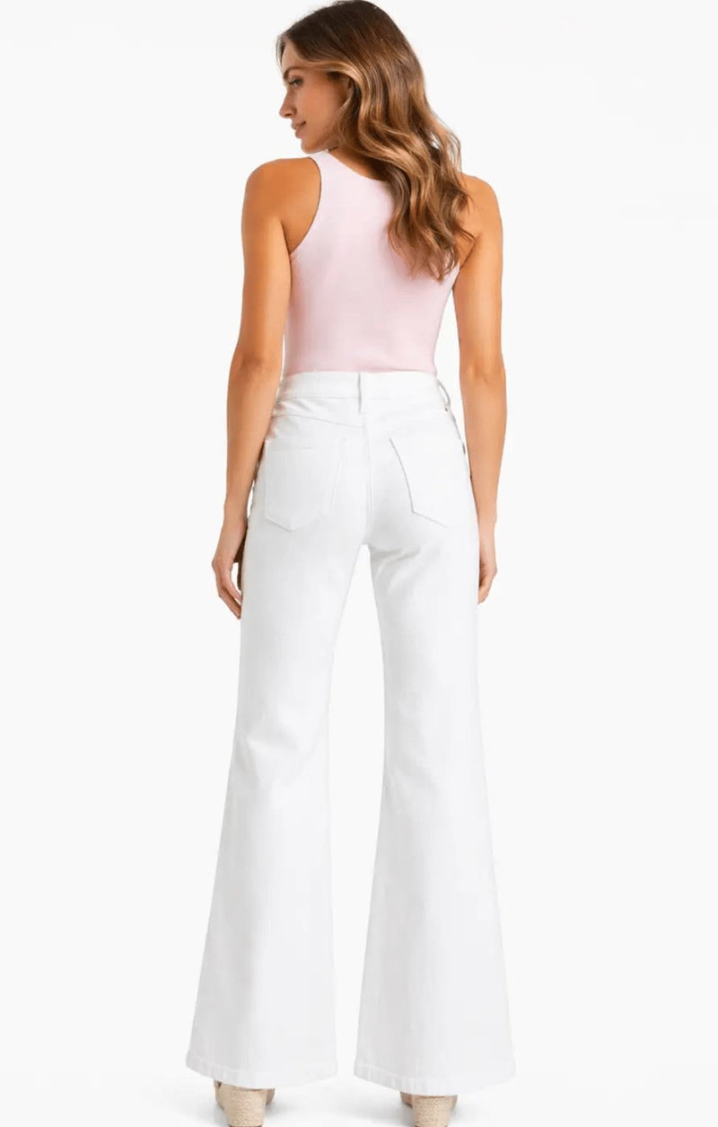 32" Belle Relaxed Flare Jean - Styled With Claire 1822 Denim