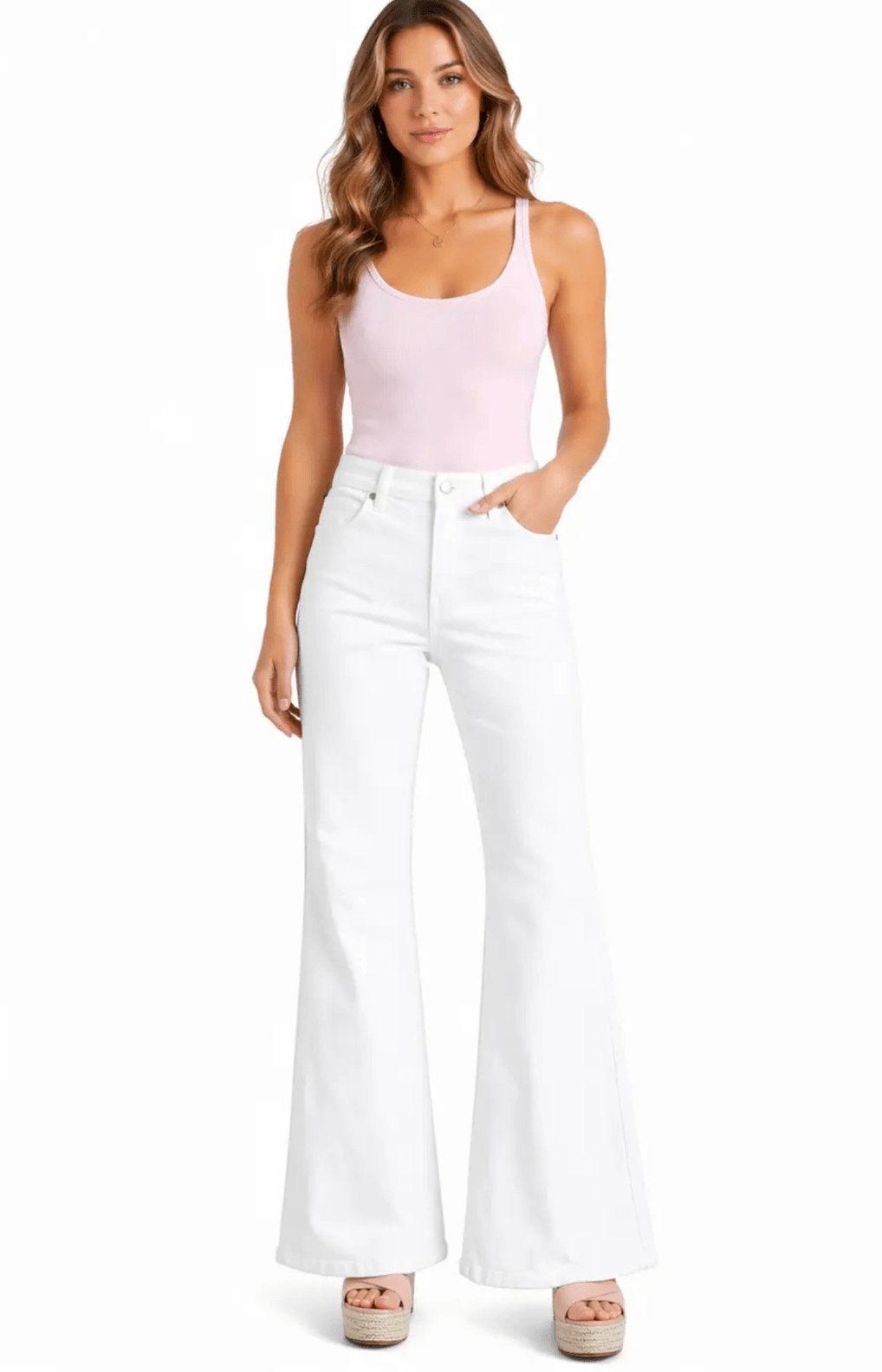 32" Belle Relaxed Flare Jean - Styled With Claire 1822 Denim