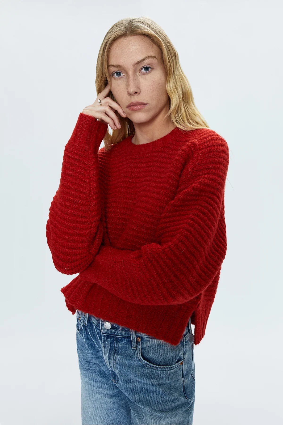 Adina Sweater | Rouge - Styled With Claire Pistola