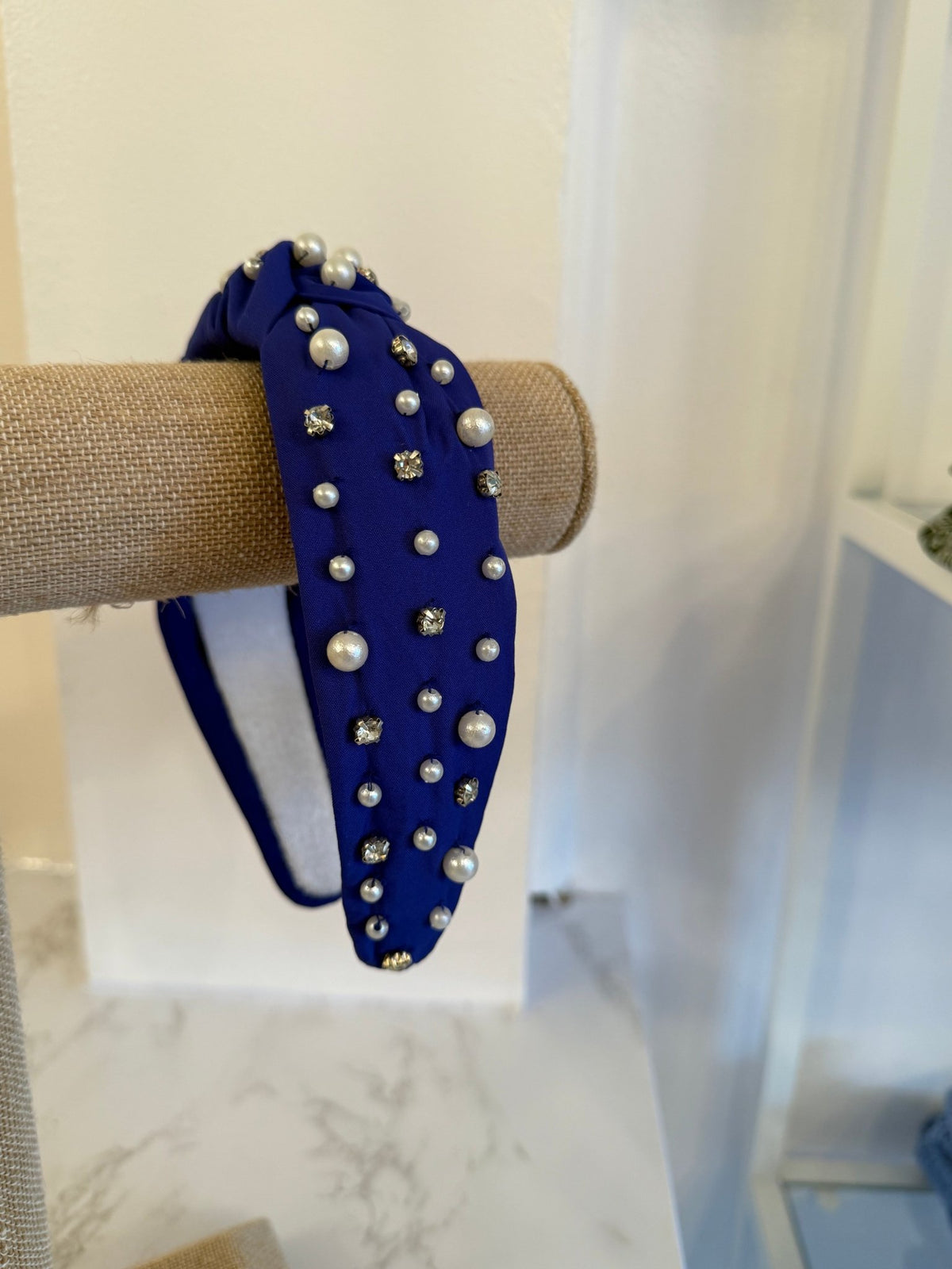 All - American Glam Headband | Blue - Styled With Claire Styled With Claire
