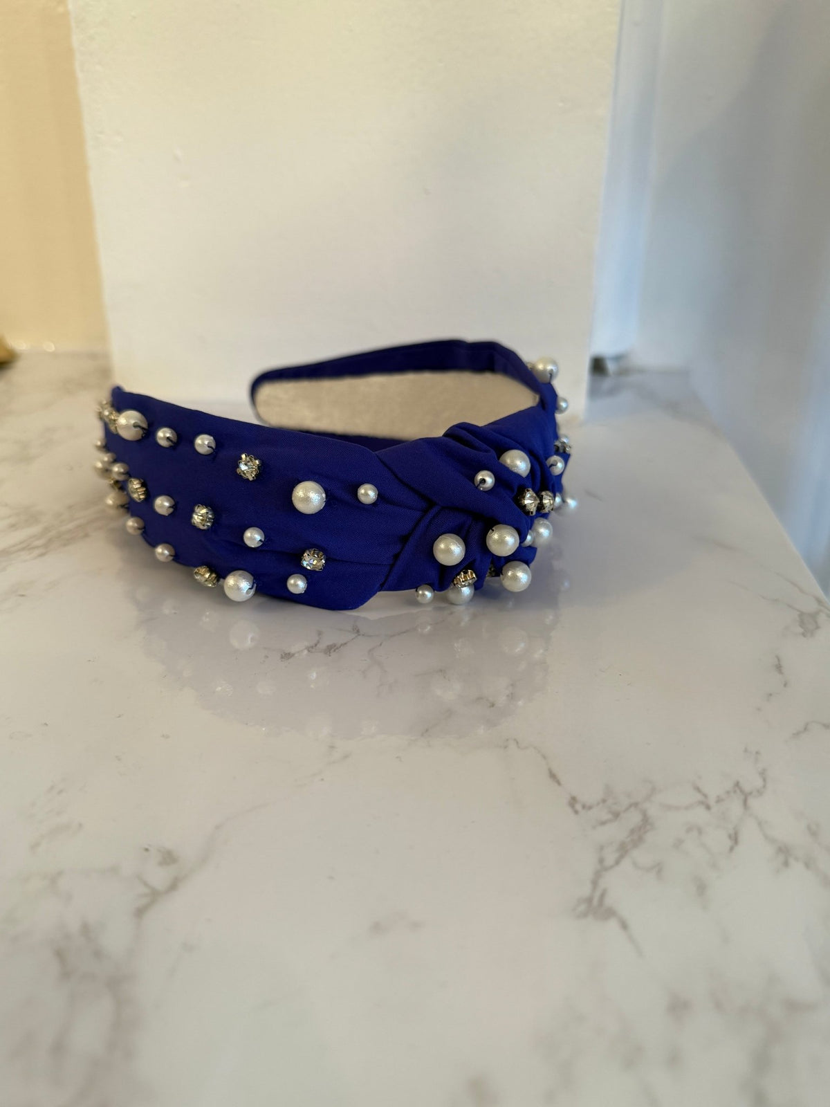 All - American Glam Headband | Blue - Styled With Claire Styled With Claire