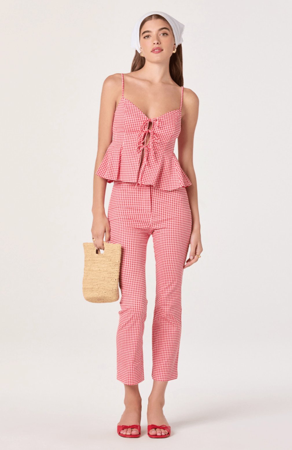 Alma Gingham Pants - Styled With Claire ASTR THE LABEL