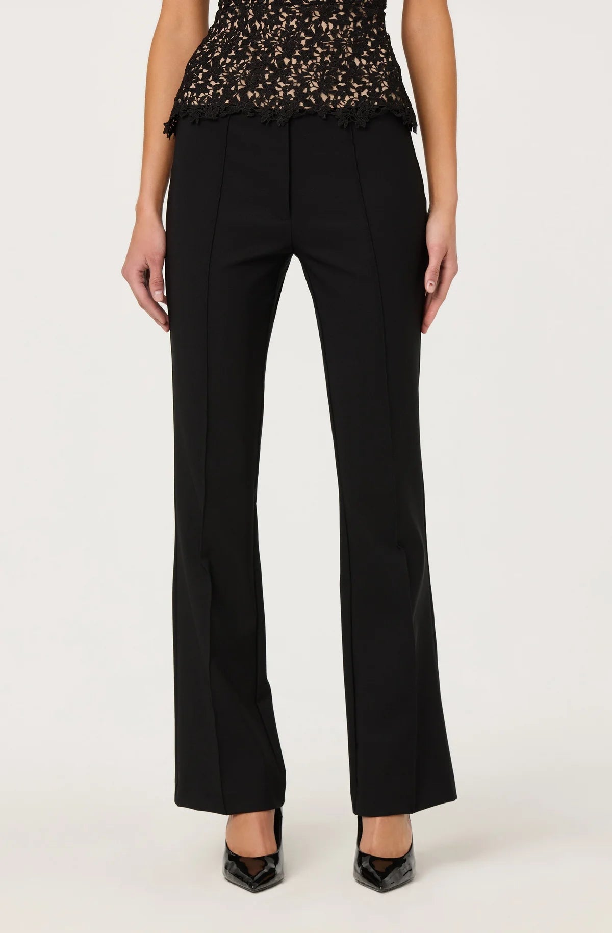 Andie Mid - Rise Pintuck Pants - Styled With Claire ASTR THE LABEL