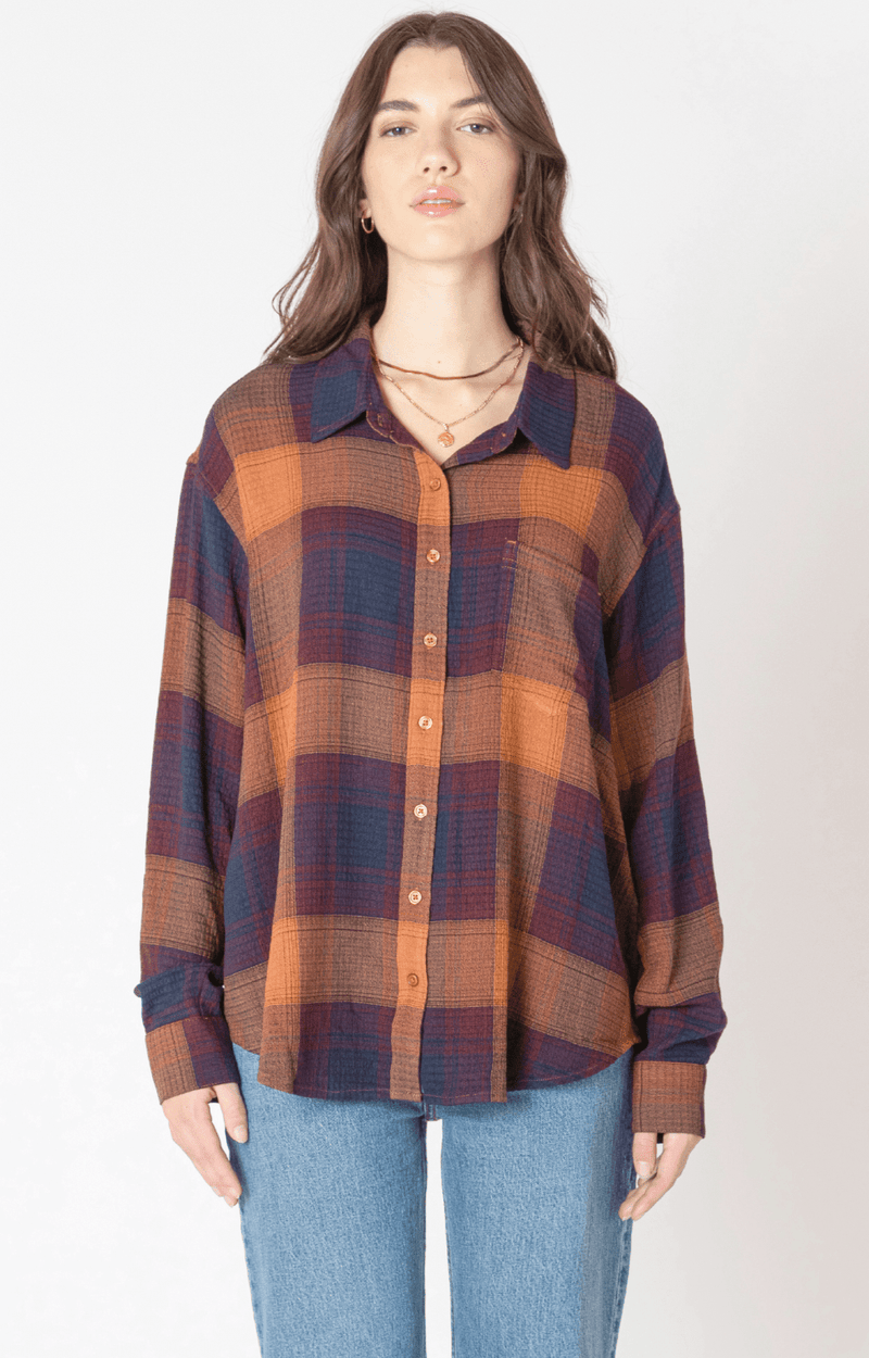 Aria Plaid Button Down - Styled With Claire Dex