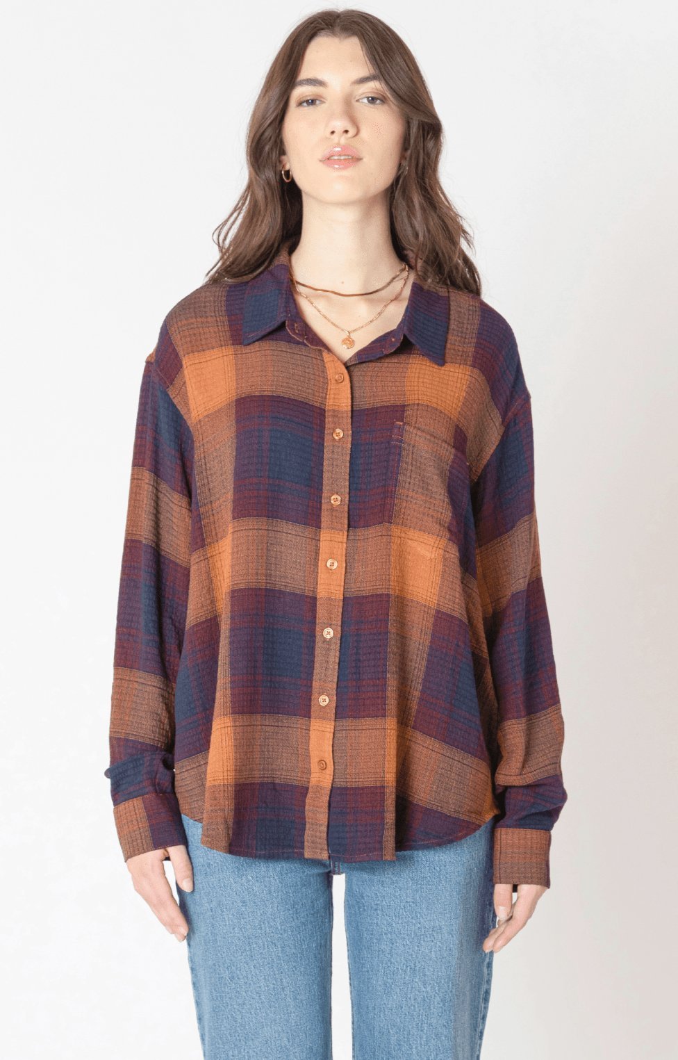Aria Plaid Button Down - Styled With Claire Dex