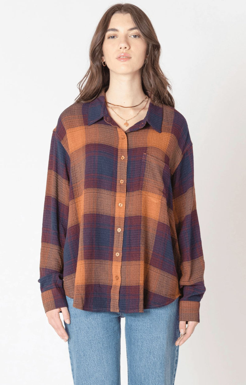 Aria Plaid Button Down - Styled With Claire Dex