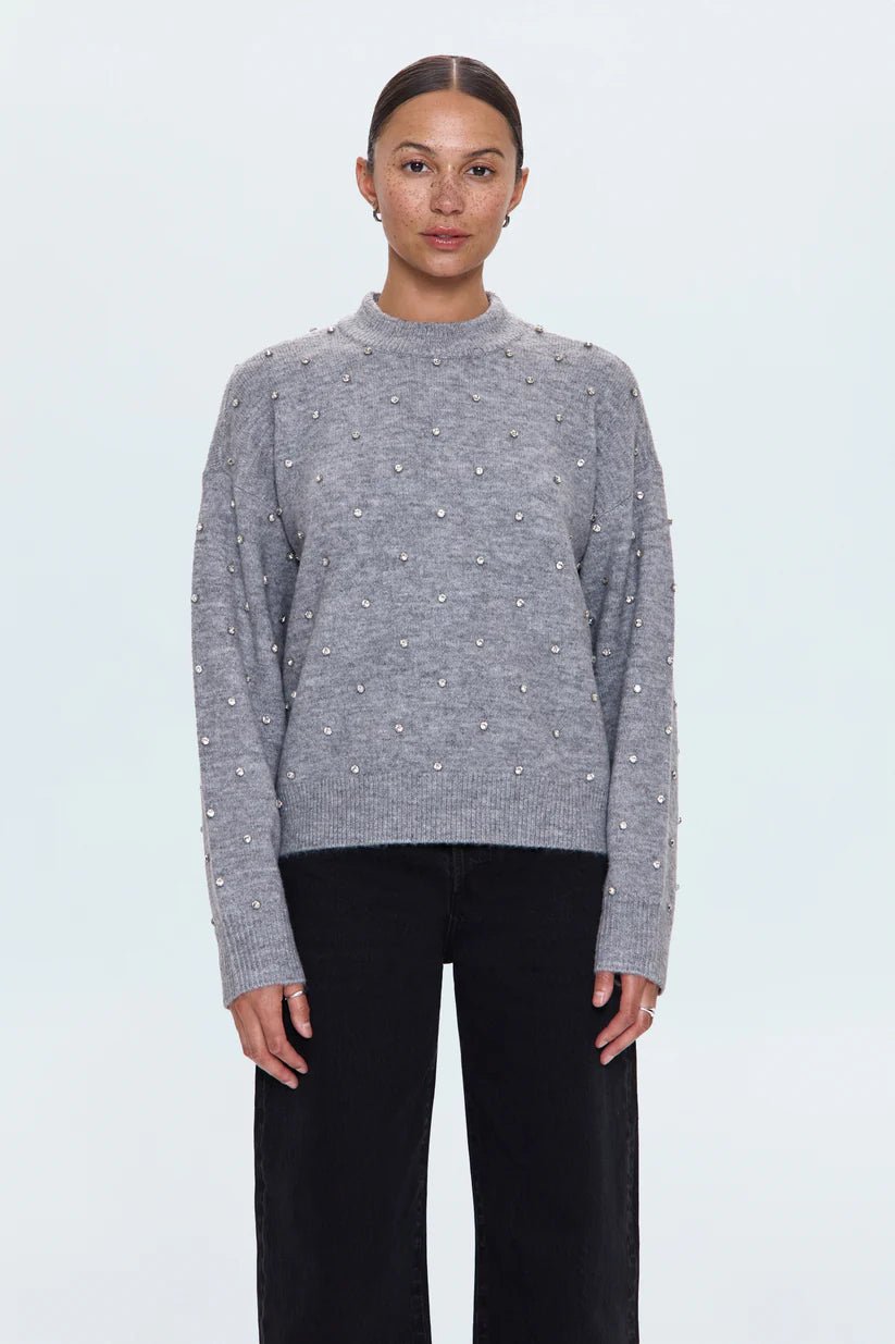 Aura Relaxed Crew Neck Sweater - Styled With Claire Pistola