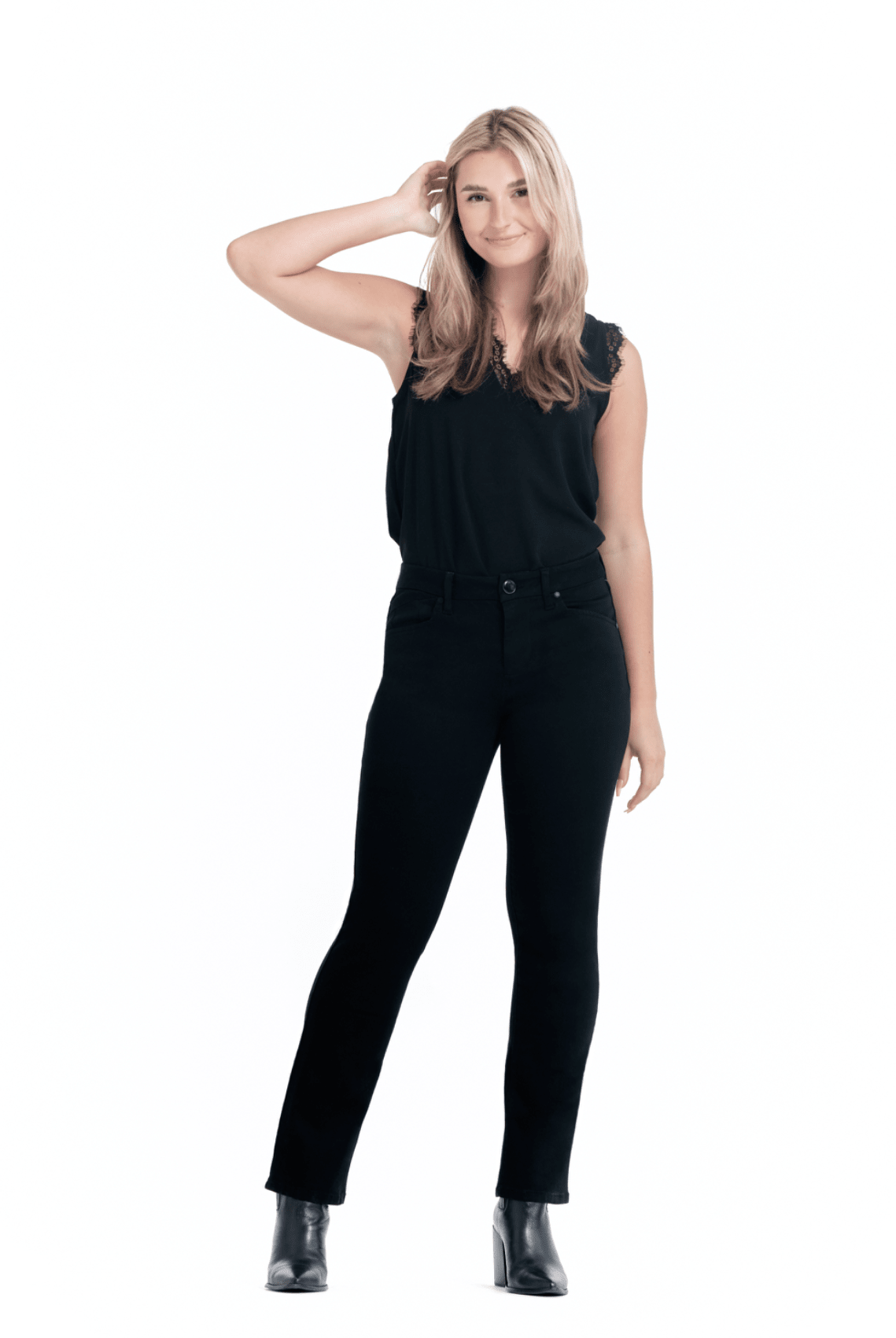 Better Butter Mid-Rise Slim Straight Jean - Styled With Claire 1822 Denim