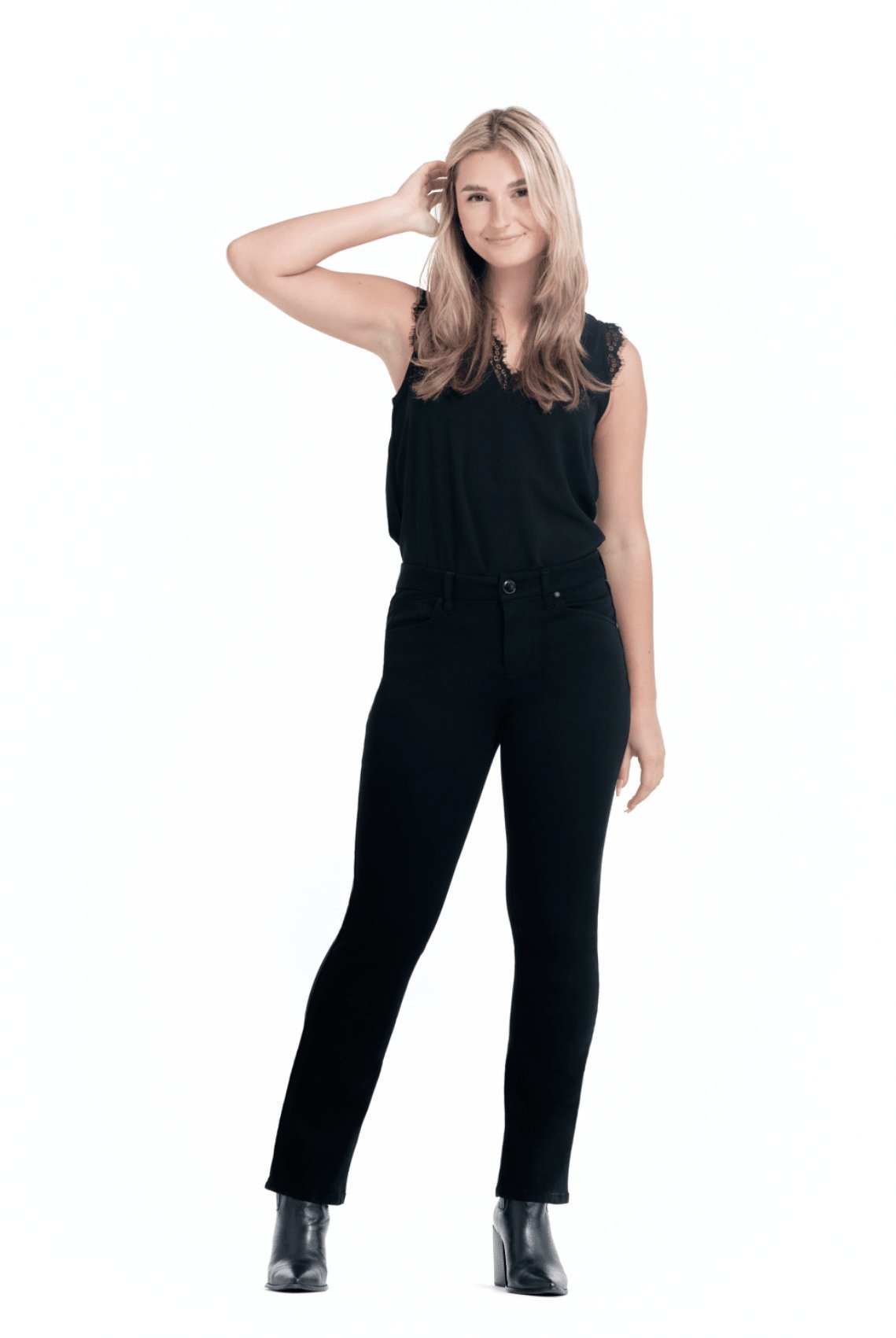 Better Butter Mid-Rise Slim Straight Jean - Styled With Claire 1822 Denim