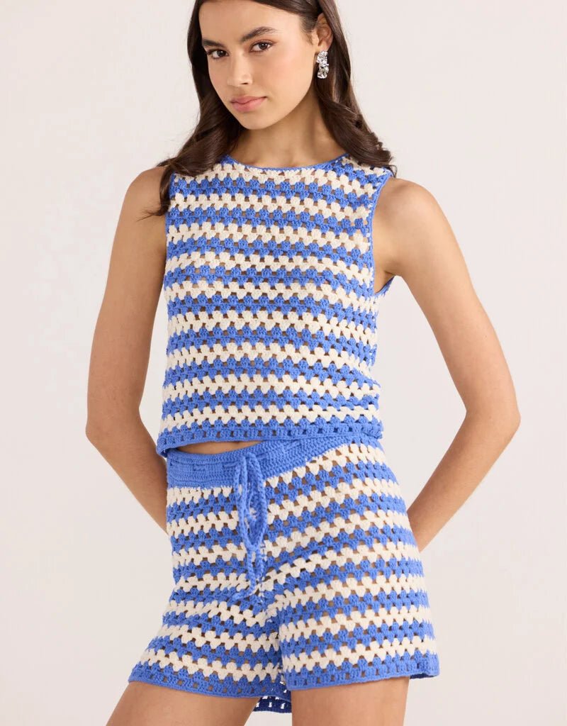 Cally Crochet Crop Top - Styled With Claire MINKPINK
