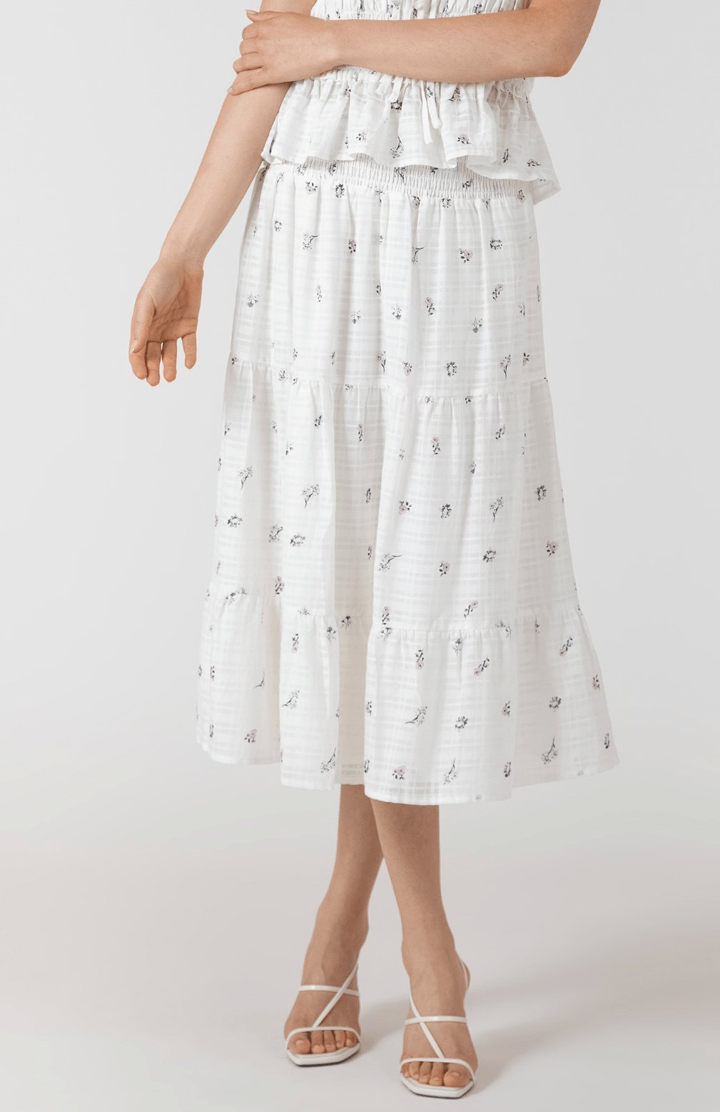 Dainty Rose Midi Skirt - Styled With Claire Dex