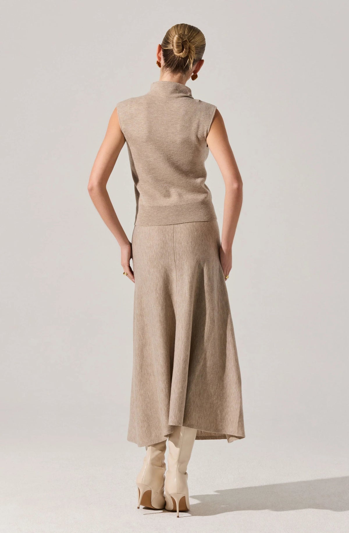 Deora Sleeveless Mock Neck Sweater - Styled With Claire ASTR THE LABEL