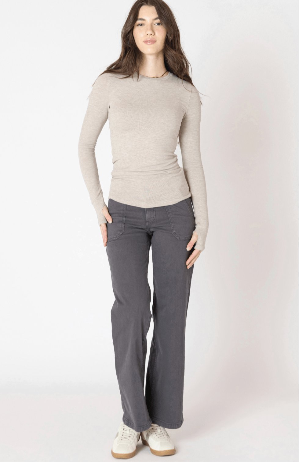 Dex Straight Leg Twill Pant - Styled With Claire Dex