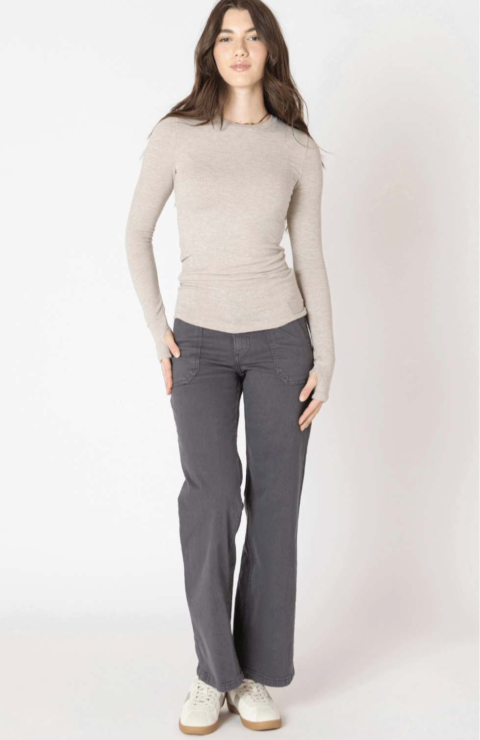 Dex Straight Leg Twill Pant - Styled With Claire Dex