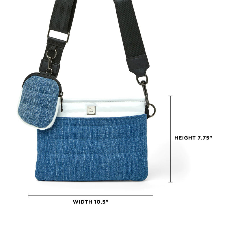 Downtown Crossbody | Traditional Stone Washed Denim - Styled With Claire Think Royln