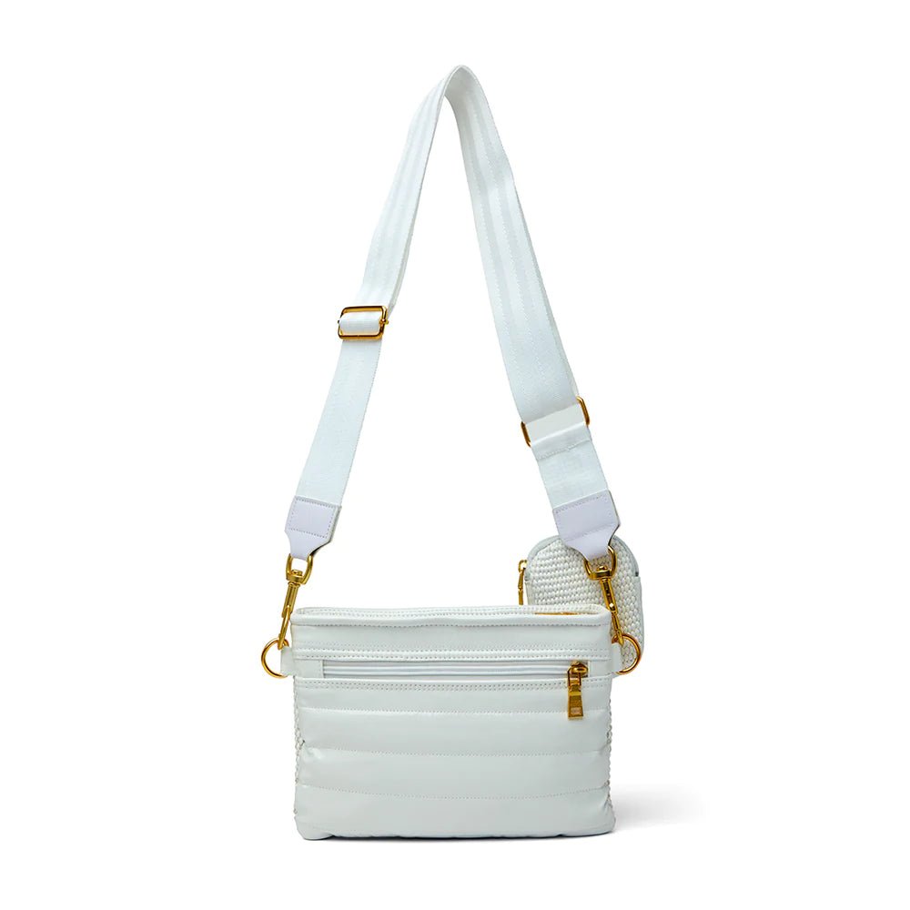 Downtown Crossbody White Raffia - Styled With Claire Think Royln