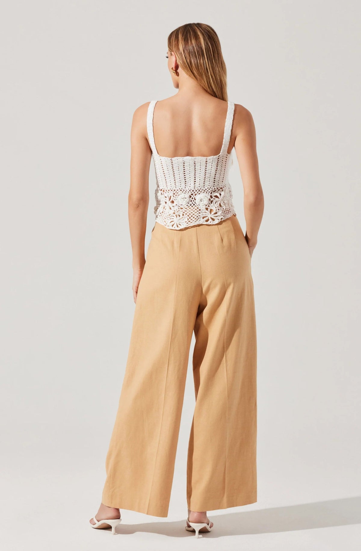 Everly Floral Crochet Sweater Top - Styled With Claire ASTR THE LABEL