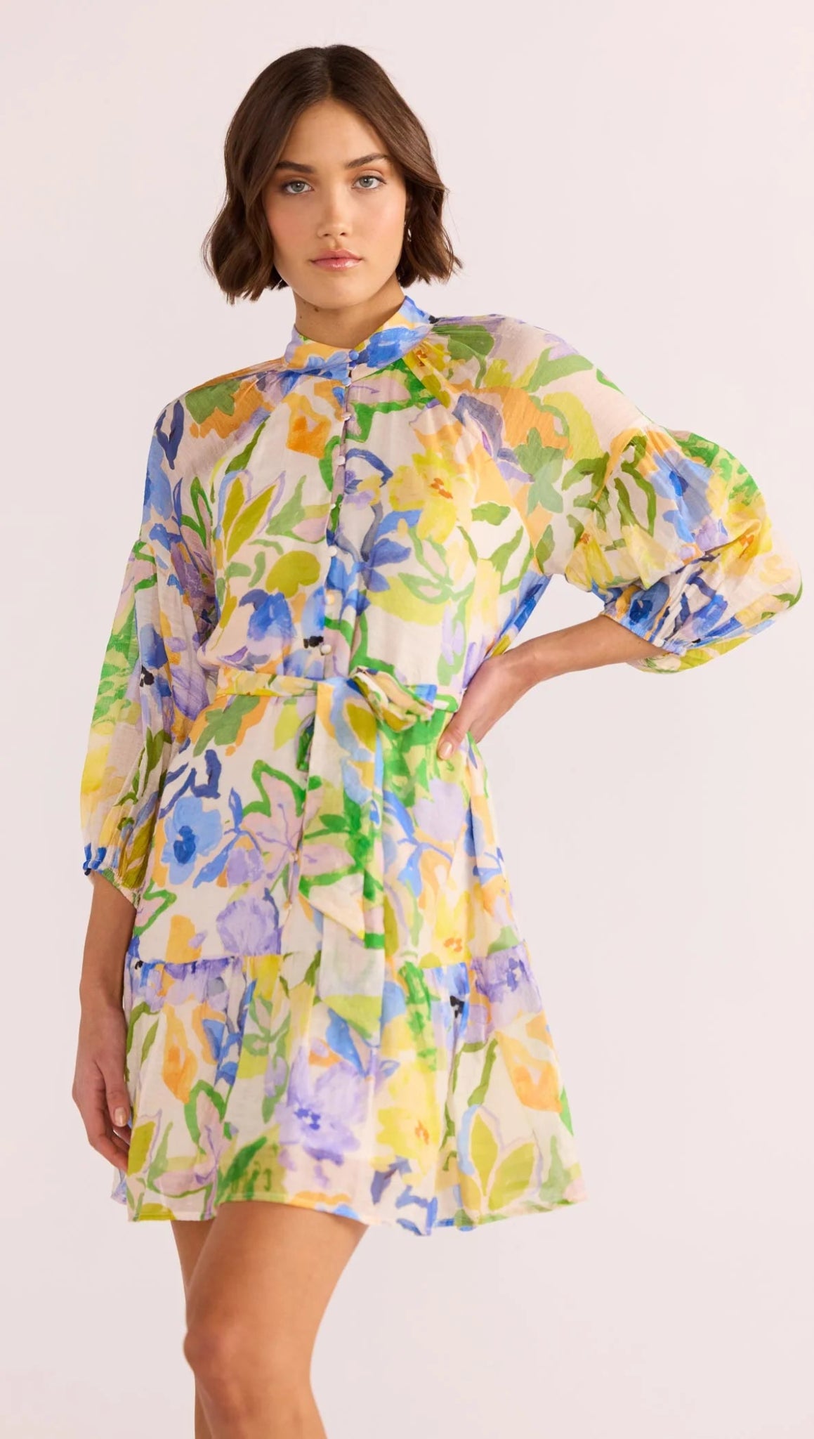 Fable Blouson Mini Dress - Styled With Claire MINKPINK