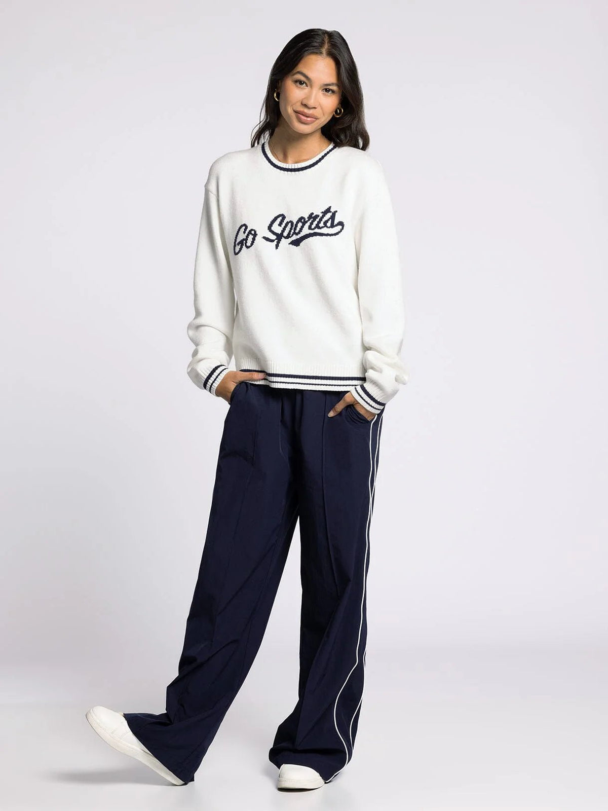 Go Sports Sweater - Styled With Claire Thread & Supply