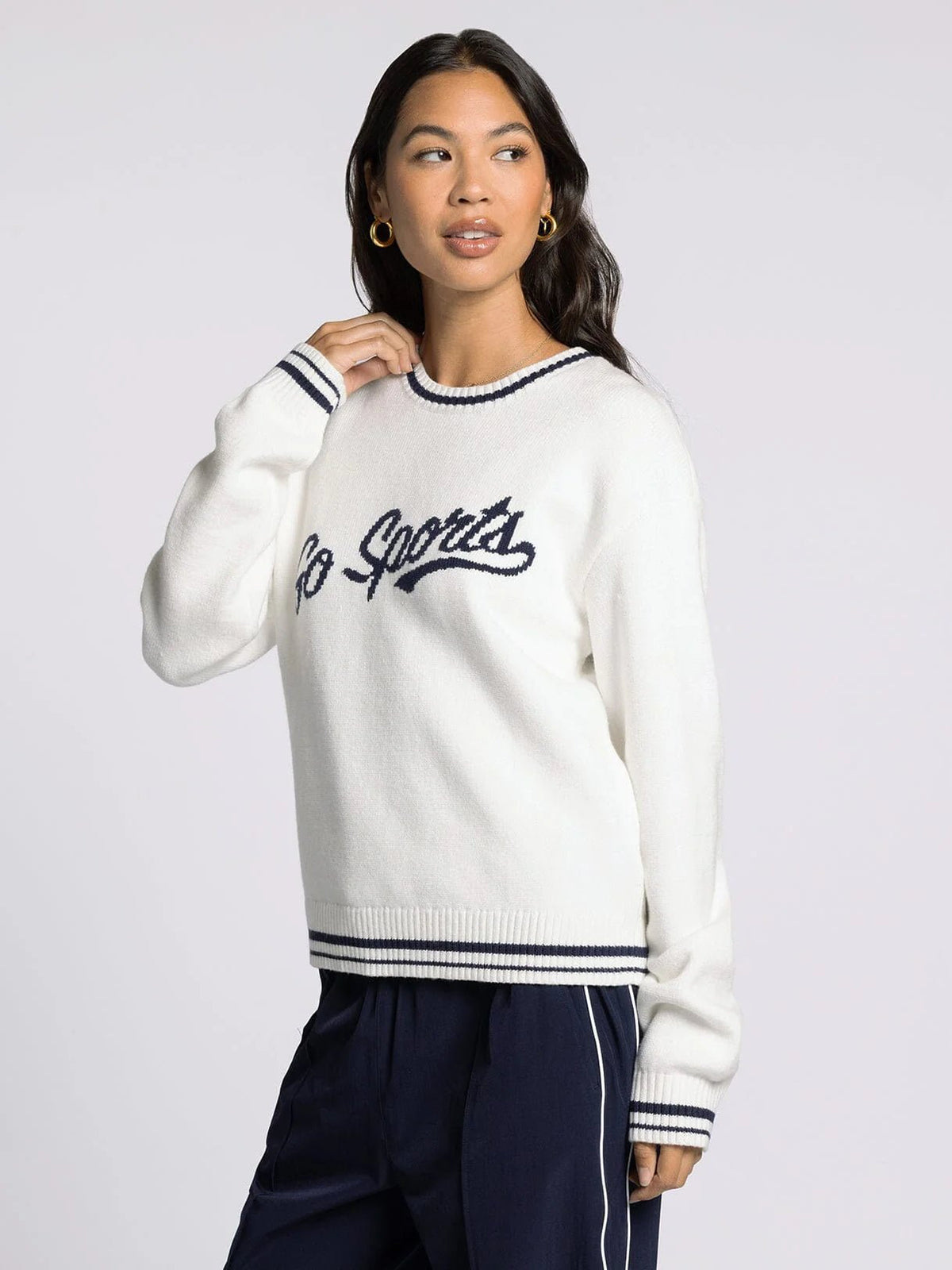 Go Sports Sweater - Styled With Claire Thread & Supply